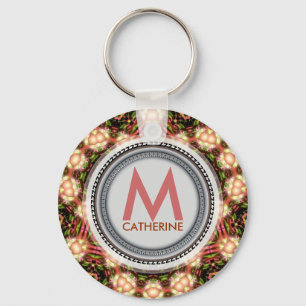 Pearlidelica Monogram Name Keychain