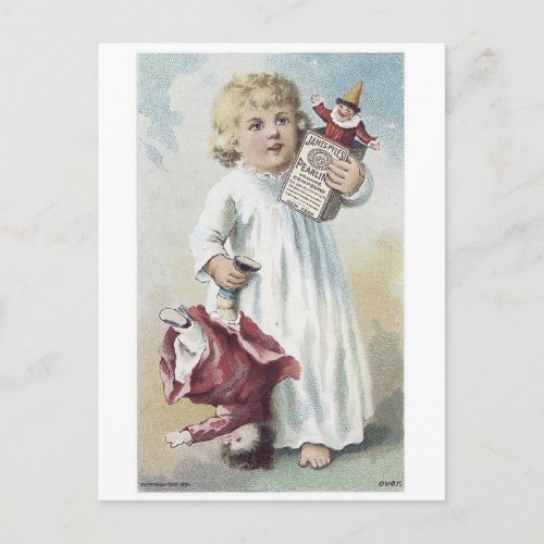 Pearline Child with Doll Postcard