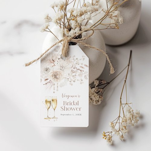 Pearls and Prosecco Bridal Gift Tags