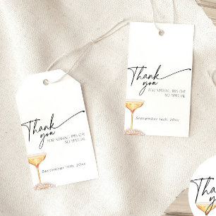 Pearls and Prosecco Bridal Shower Champagne Brunch Gift Tags
