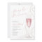 Pearls and Prosecco Bridal Shower Invitation