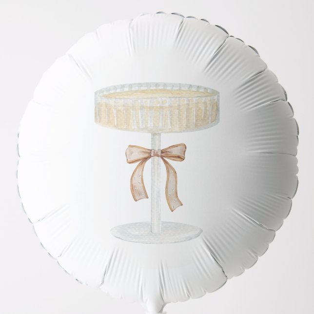 Pearls and Prosecco bridal shower love  Balloon (Front)