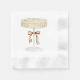 Pearls and Prosecco bridal shower love  Napkins