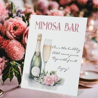 Pearls And Prosecco Bridal Shower Mimosa Bar