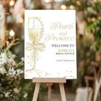 Pearls And Prosecco Bridal Shower Welcome