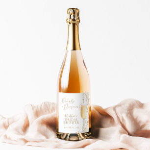 Pearls and Prosecco Bridal Shower Wine Label