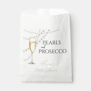 Pearls and Prosecco Favor Bag