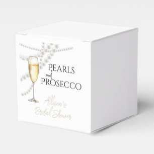 Pearls and Prosecco Favor Boxes