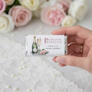 Pearls And Prosecco Floral Elegant Bridal Shower Hershey's Miniatures