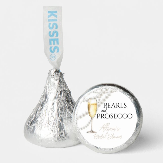 Pearls and Prosecco Hershey®'s Kisses® (Front)