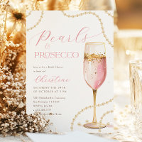 Pearls and Prosecco Pink Gold Bridal Shower