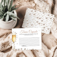 Pearls and Prosecco Time Capsule Bridal Shower 