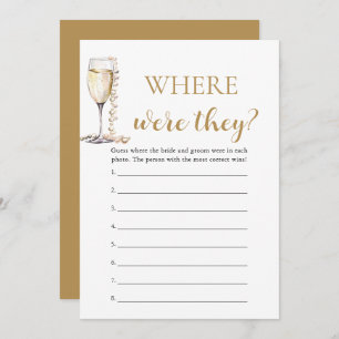 Pearls and Prosecco Where Were They Couple Game Invitation