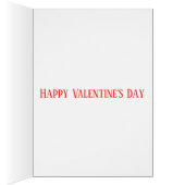 Pearls and Red Velvet Heart Valentine (Inside (Right))