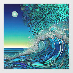 Pearls Beneath the Tide – Surreal Seascape Floor Decals