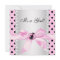 Pearls Black Pink Ladybug Baby Girl Shower