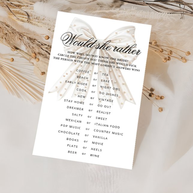 Pearls Bow Would she Rather Shower Game (Creator Uploaded)