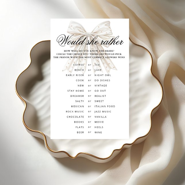 Pearls Bow Would she Rather Shower Game (Creator Uploaded)