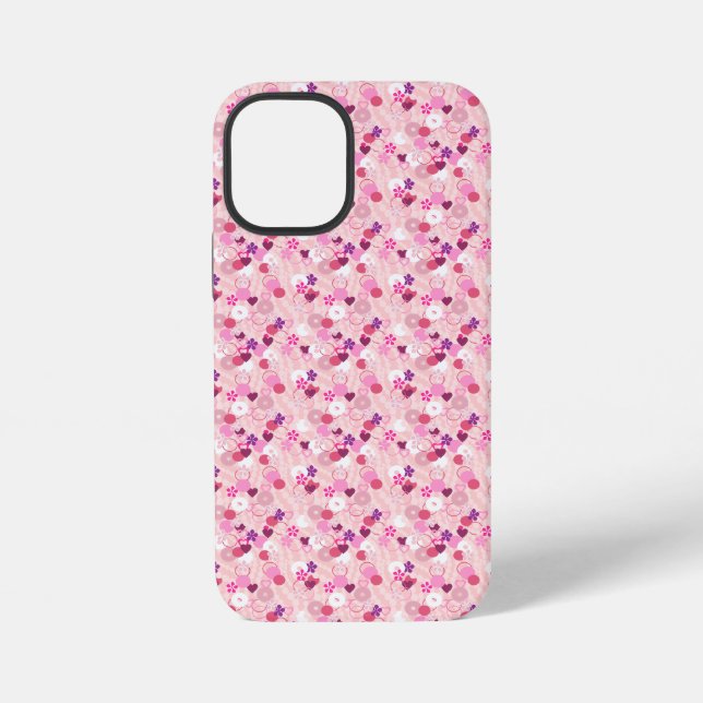 Pearls, Flowers, & Pink iPhone Case (Back)