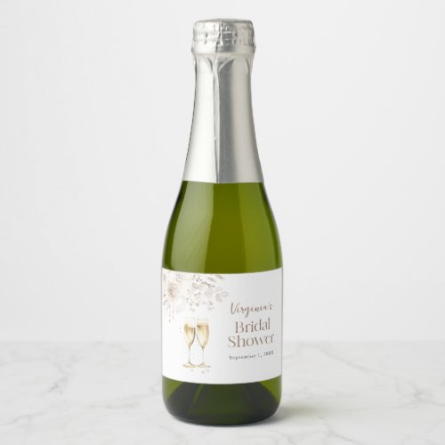 Pearls Mini Sparkling Wine Label