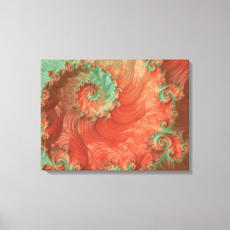 Pearls of the Southwest Fractal Art Canvas Print