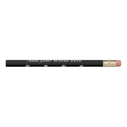 Pearls on Black Velvet Pencil