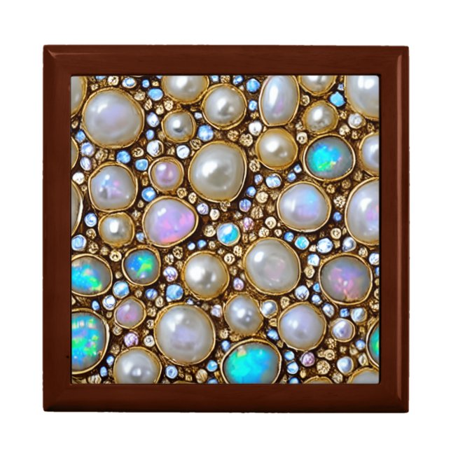 Pearls, Opals and Rhinestones Gift Box (Front)