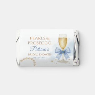 Pearls & Prosecco Bridal Shower Candy Wrapper Hershey's Miniatures