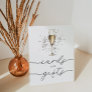 Pearls & Prosecco Bridal Shower Cards & Gifts Pedestal Sign