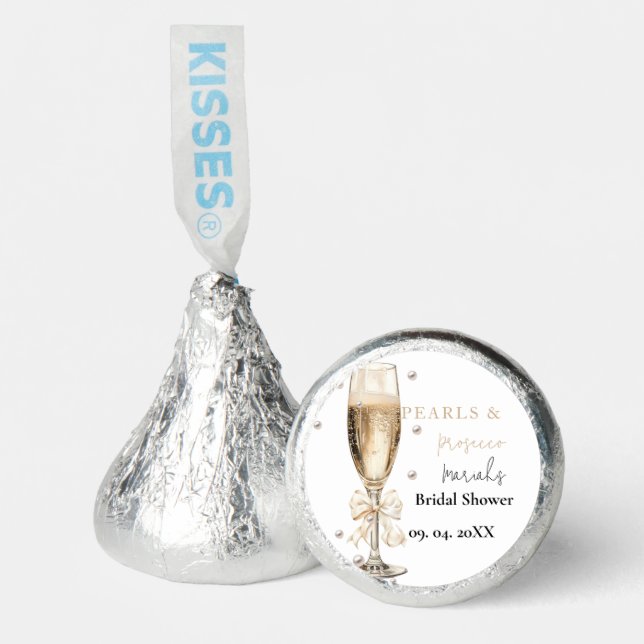 Pearls & Prosecco Bridal shower  Hershey®'s Kisses® (Front)