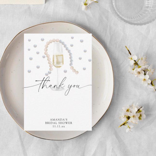 Pearls & Prosecco - thank you bridal shower (Creator Uploaded)