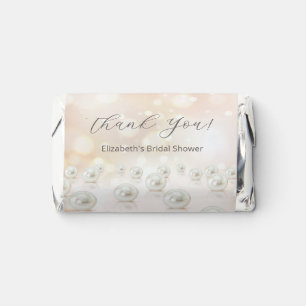 Pearls Thank You Bridal Shower Hershey's Miniatures