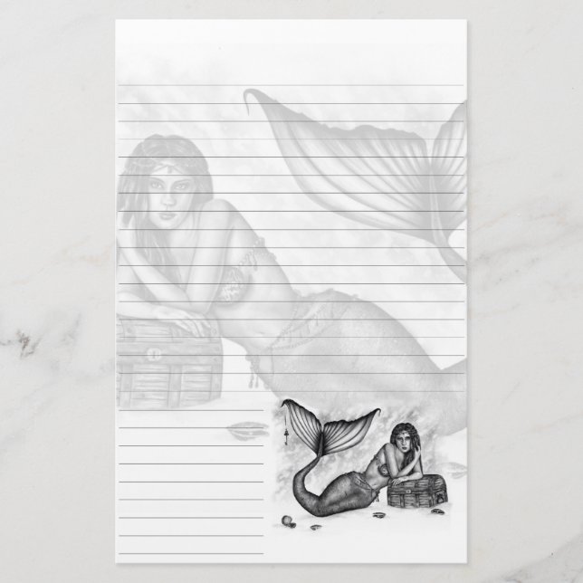 Pearl's Treasure Stationary Stationery (Front)