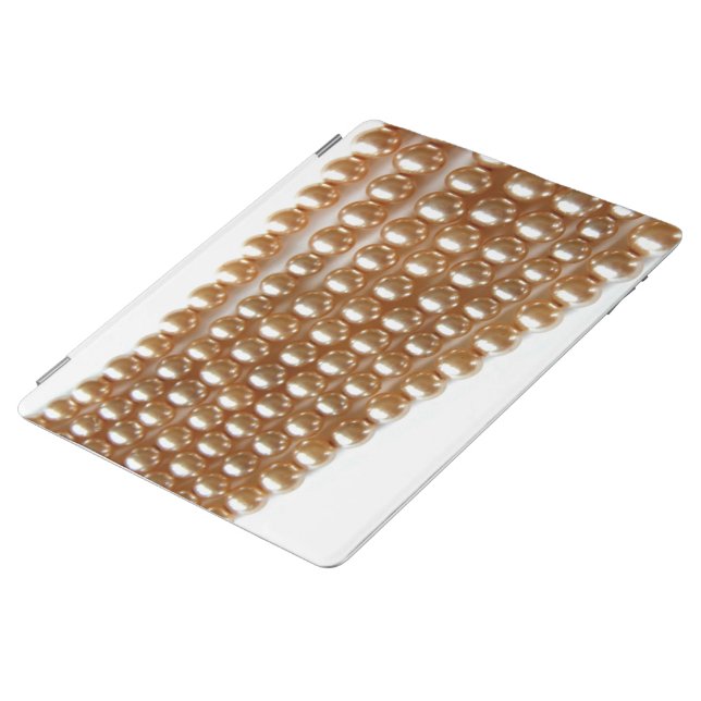 Pearls - vintage jewelry iPad smart cover (Side)