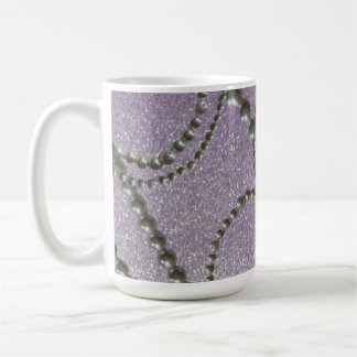 Pearls with Mauve Metallic Fleck Coffee Mug