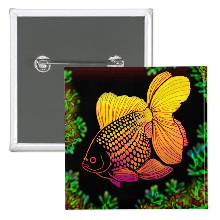 Pearlscale Goldfish Pin