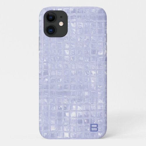 Pearly Blue Personalized Phone Case