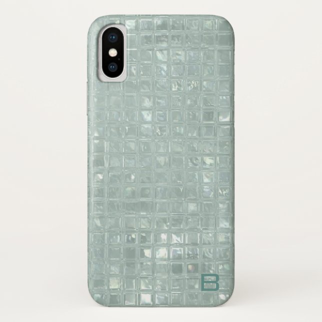 Pearly Green Personalized Phone Case (Back)
