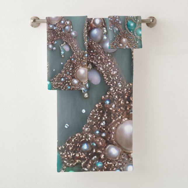 Pearly Jewels Towel Set (Insitu)