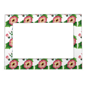 Pearly Pink Flowers Thunder_Cove  Magnetic Frame