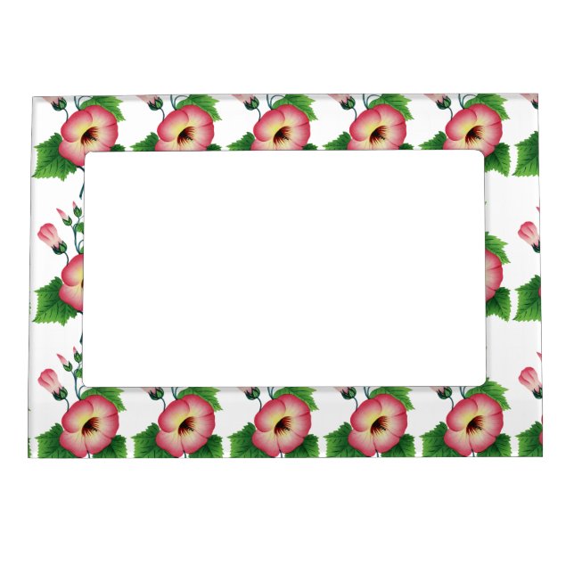 Pearly Pink Flowers Thunder_Cove  Magnetic Frame (Front)
