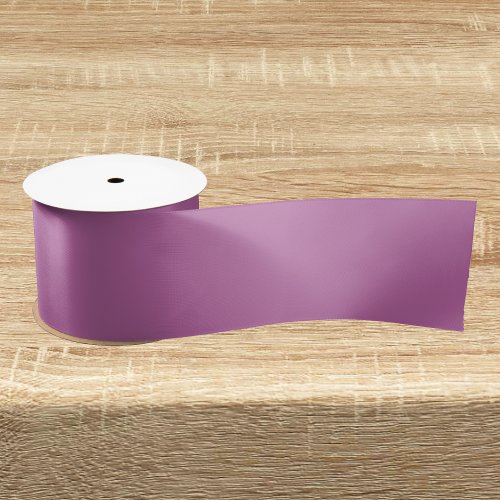 Pearly Purple Solid Color Satin Ribbon