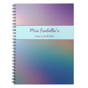 Pearly Shimmer Notebook Customizable