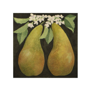 Pears 2013 wood wall art