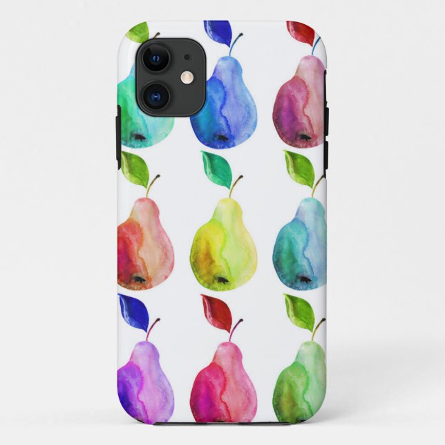 Pears and Colors Case-Mate iPhone Case (Back)