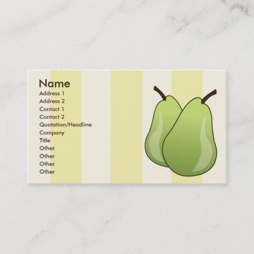 Pears - Business Business Card