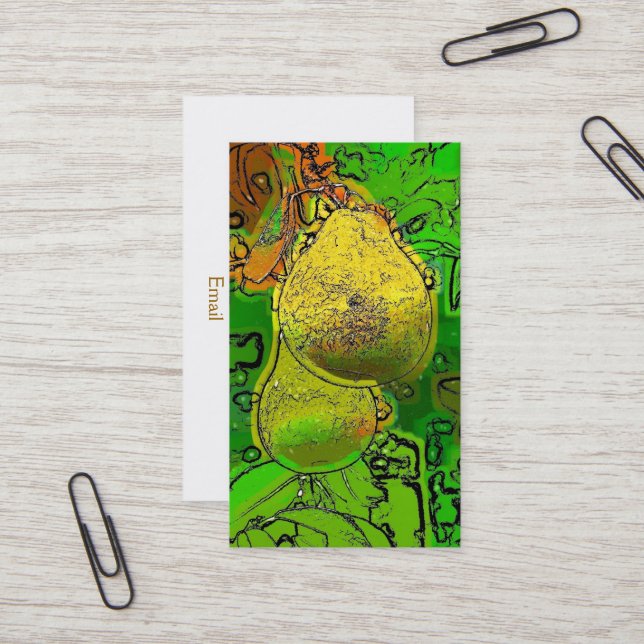 PEARS BUSINESS CARD (Front/Back In Situ)