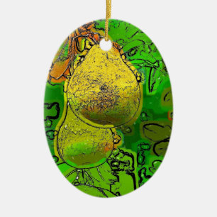 PEARS CERAMIC ORNAMENT
