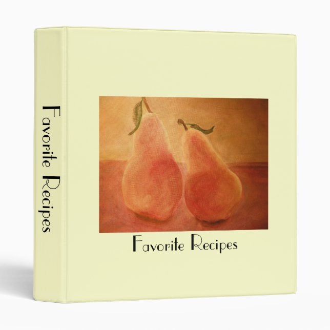 Pears Favorite Recipe Binder (Front/Spine)