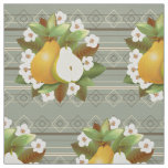 Pears Fruit Floral Botanical Fabric